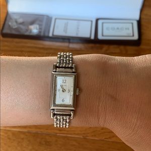 Silver coach watch